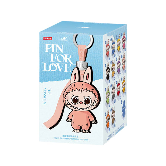 Popmart Labubu The Monsters Pin for Love Series Vinyl Plush (N-Z)